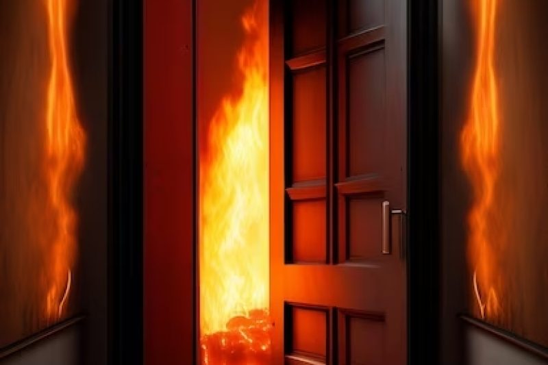 fire-flame-door
